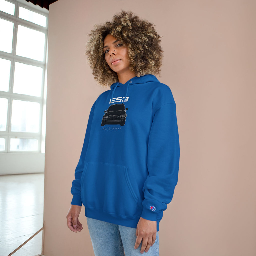 E53 Hoodie  Car Graphic Pullover