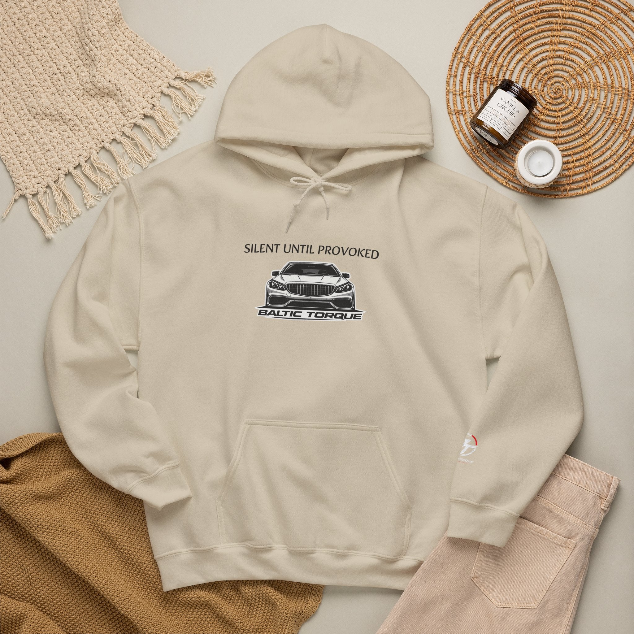 Car Hoodie — "Silent Until Provoked" Baltic Tuning Pullover