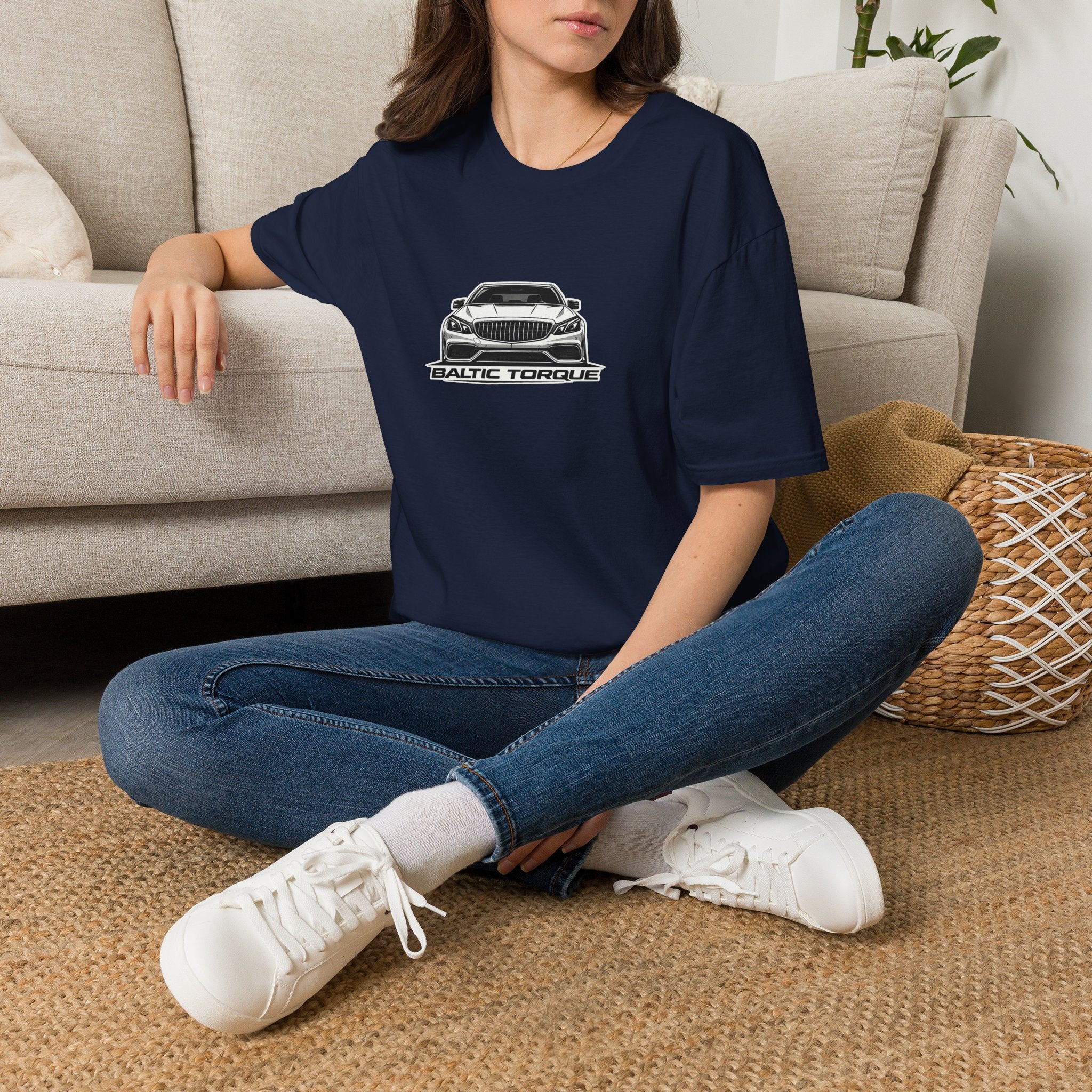 Baltic Torque Car Tee — Front-View Sports Sedan Graphic T-Shirt