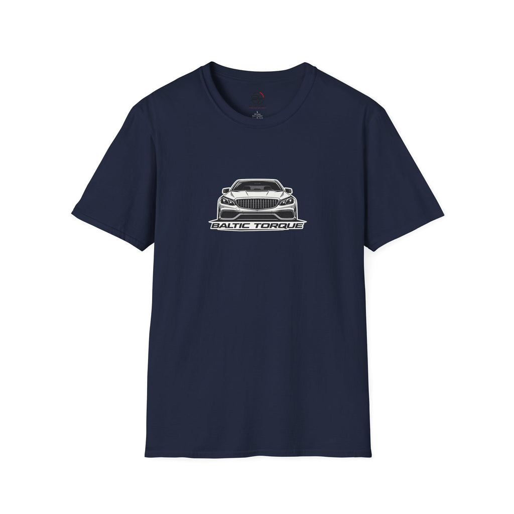 Baltic Torque Car Tee — Front-View Sports Sedan Graphic T-Shirt