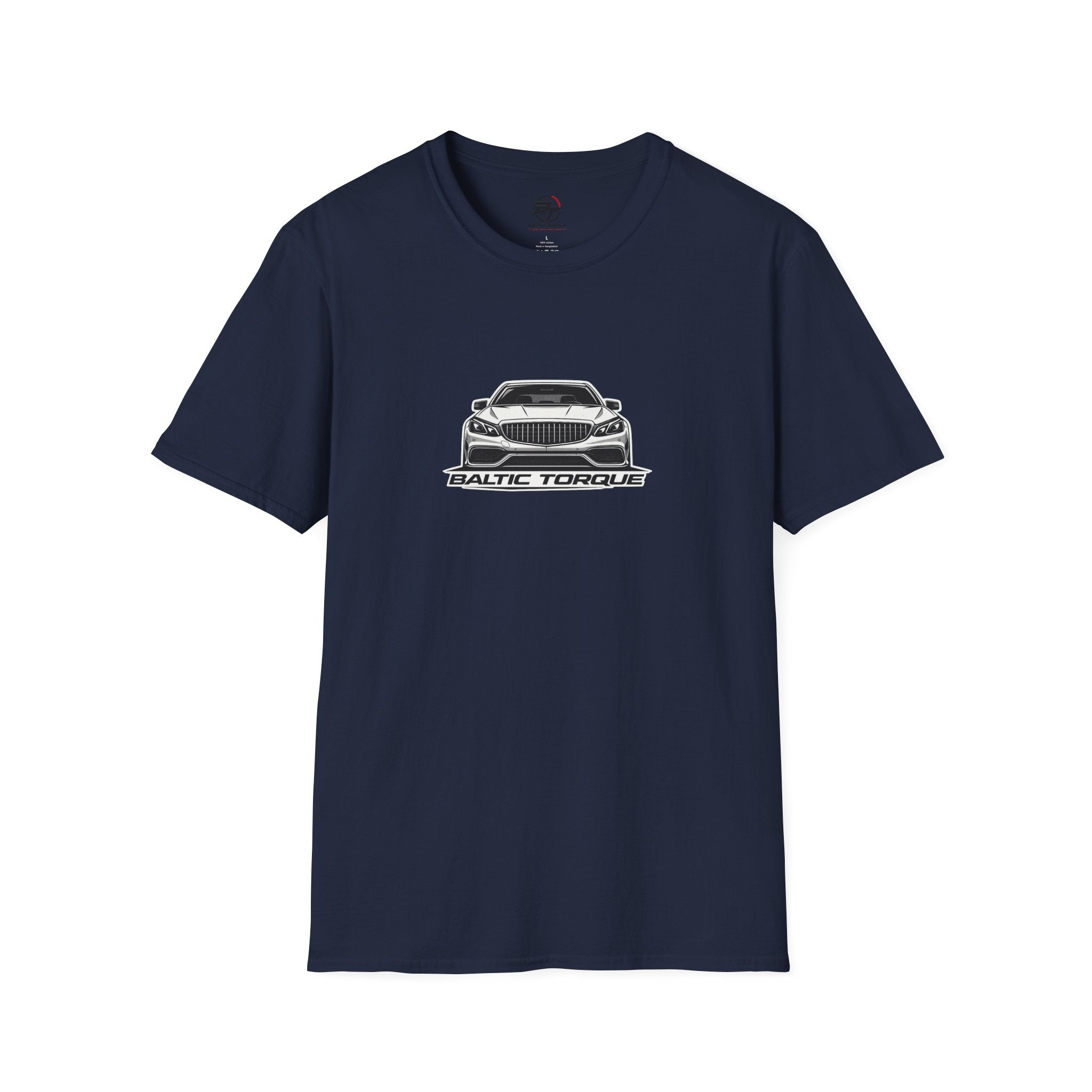 Baltic Torque Car Tee — Front-View Sports Sedan Graphic T-Shirt