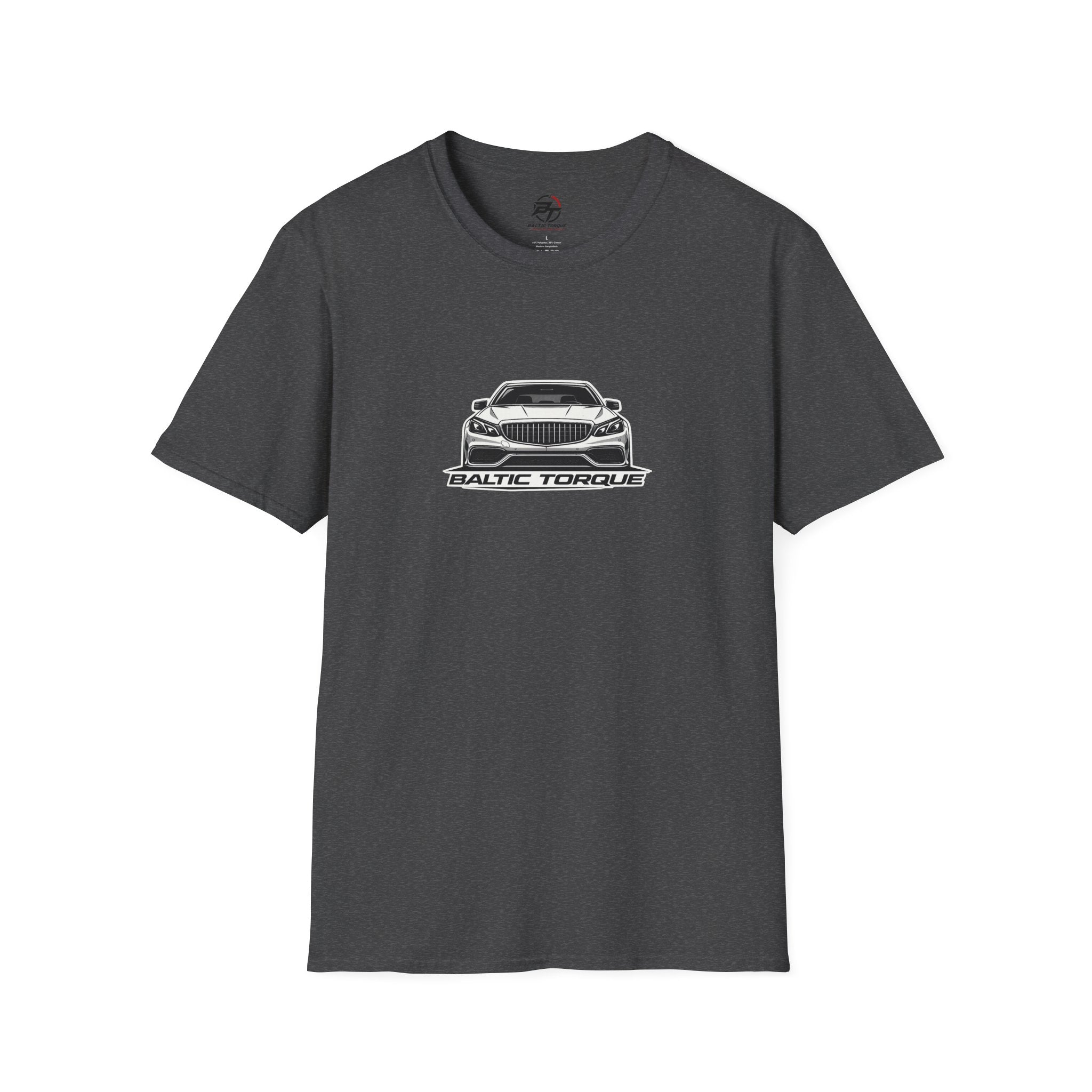 Baltic Torque Car Tee — Front-View Sports Sedan Graphic T-Shirt