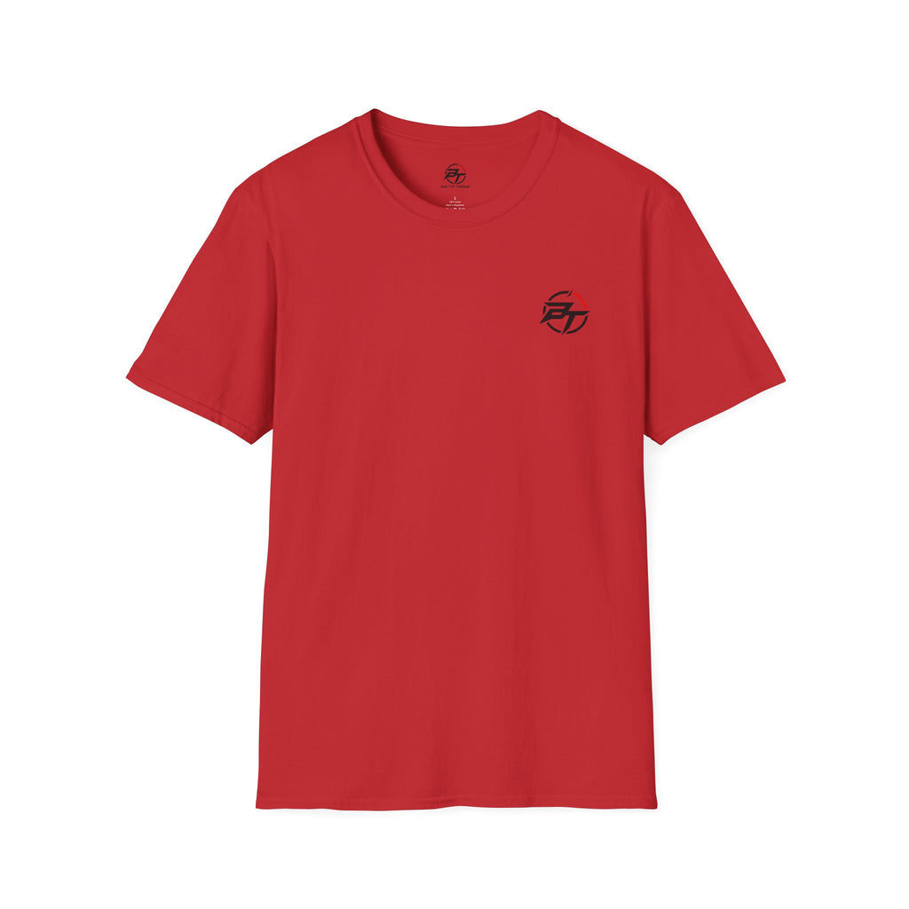 Minimalist Compass Logo T-Shirt — Small Chest Badge Graphic