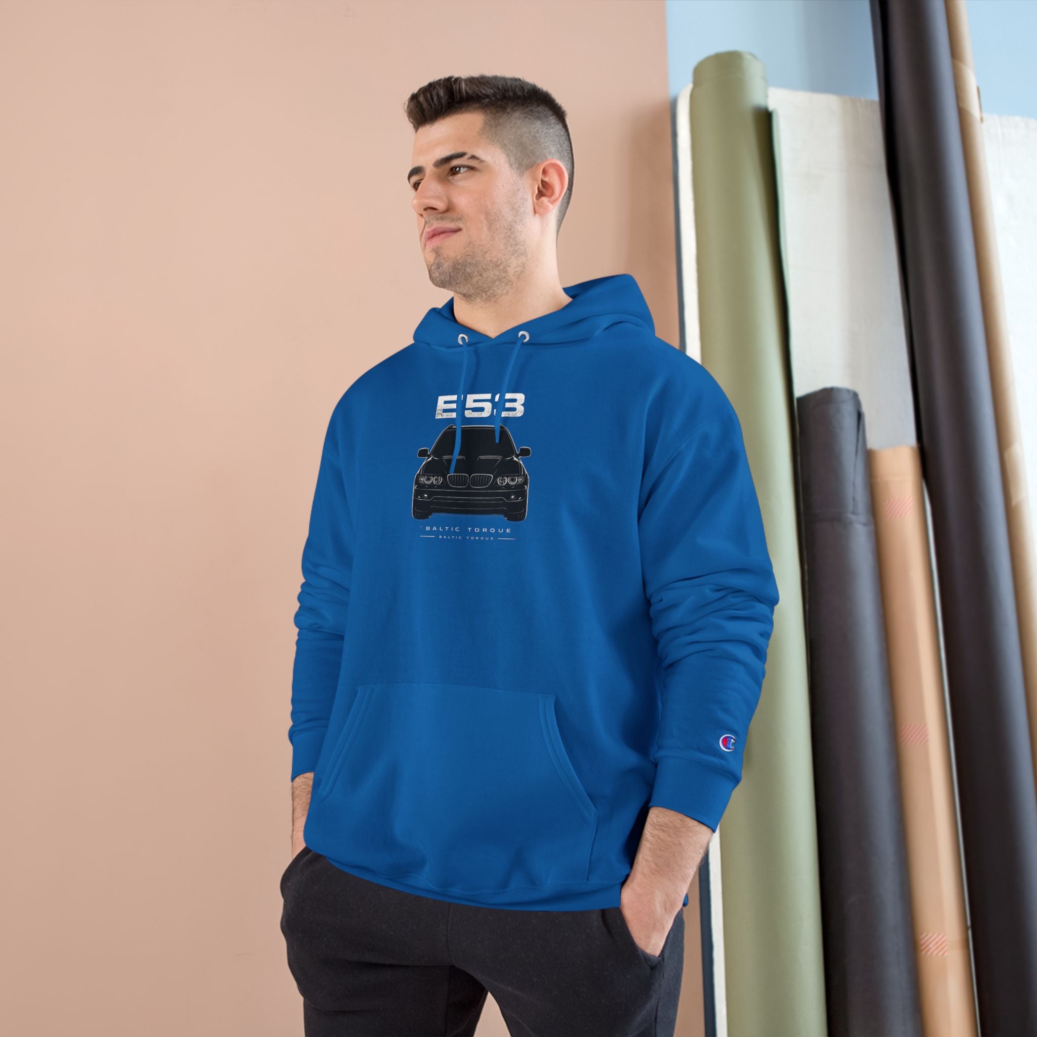 E53 Hoodie  Car Graphic Pullover
