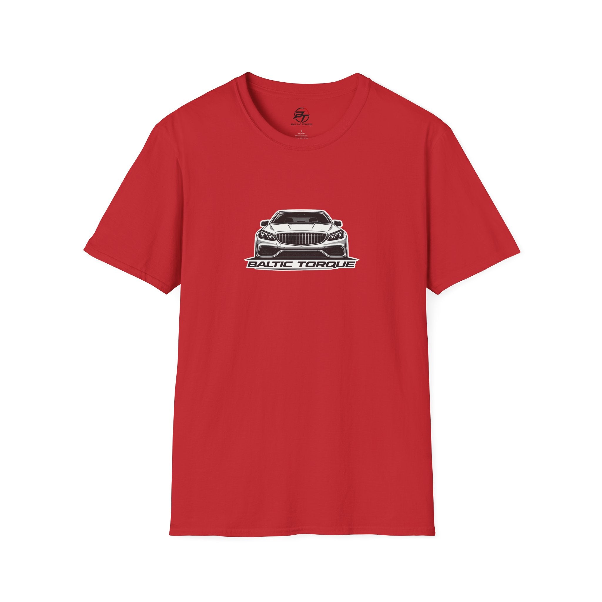 Baltic Torque Car Tee — Front-View Sports Sedan Graphic T-Shirt
