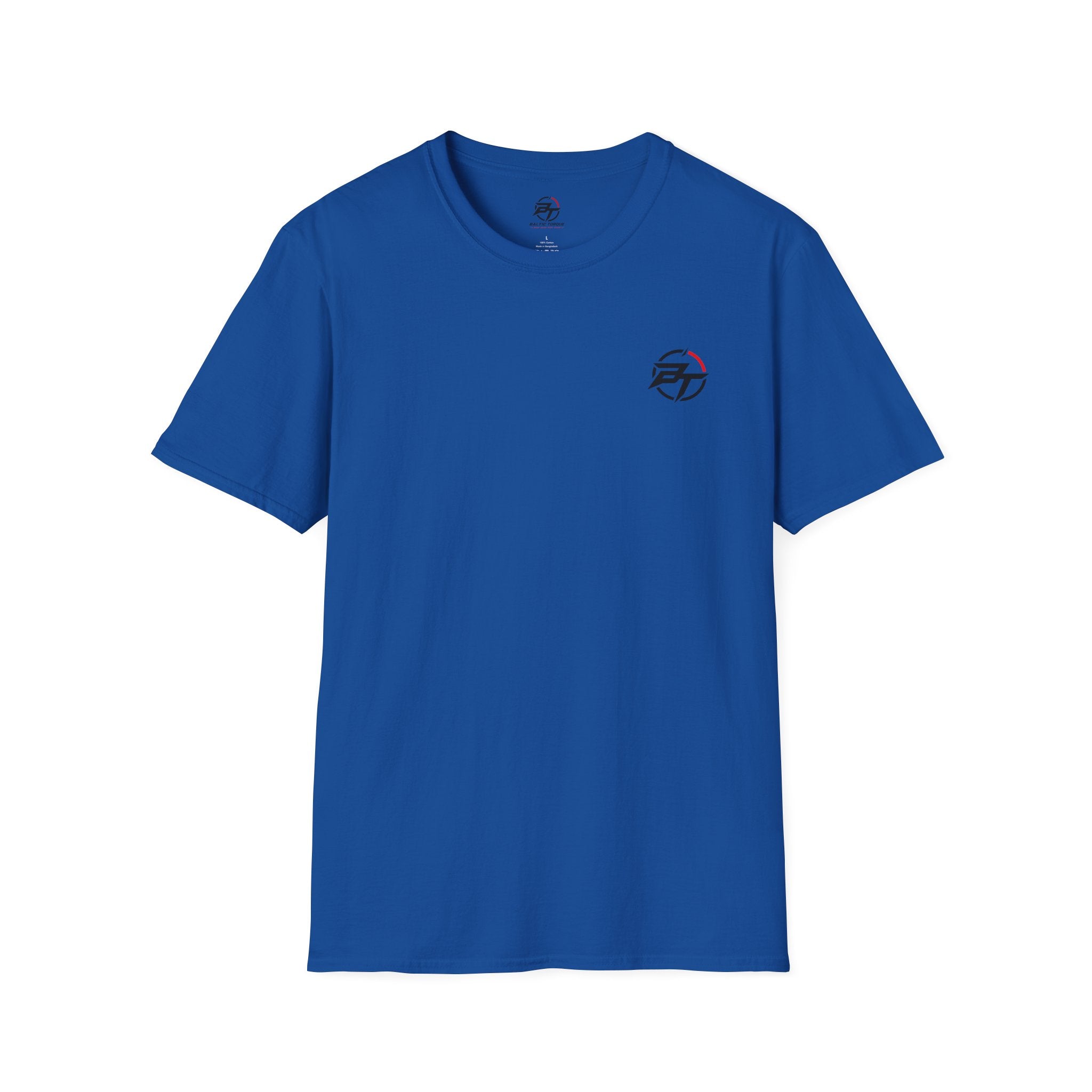 Minimalist Compass Logo T-Shirt — Small Chest Badge Graphic