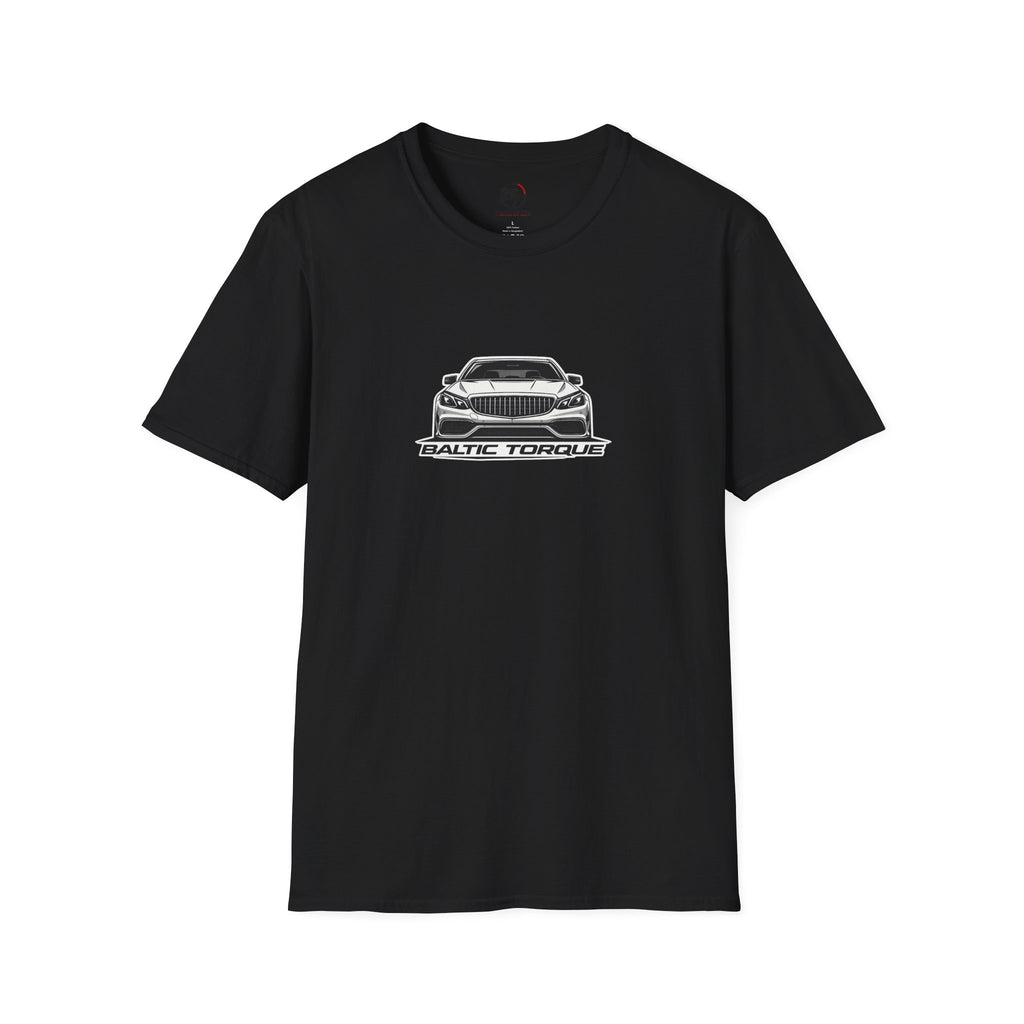 Baltic Torque Car Tee — Front-View Sports Sedan Graphic T-Shirt