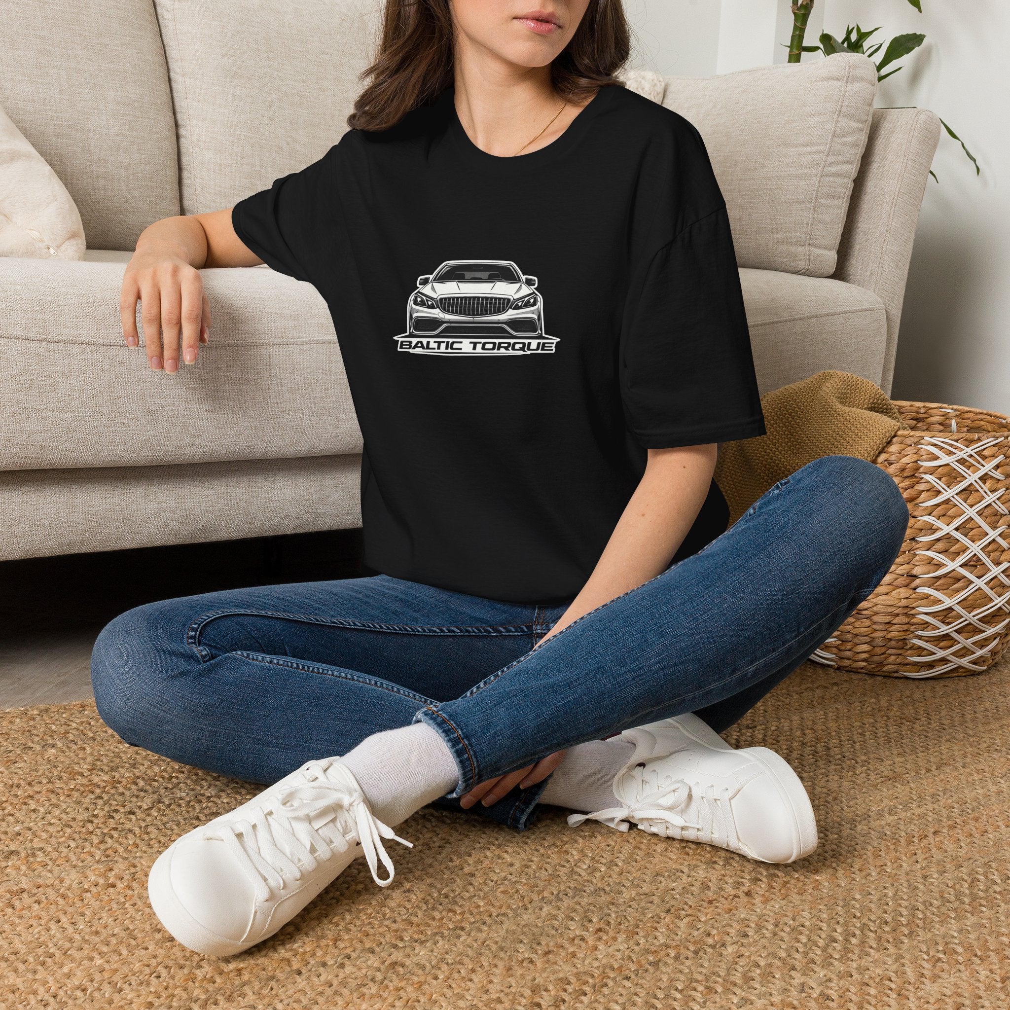 Baltic Torque Car Tee — Front-View Sports Sedan Graphic T-Shirt