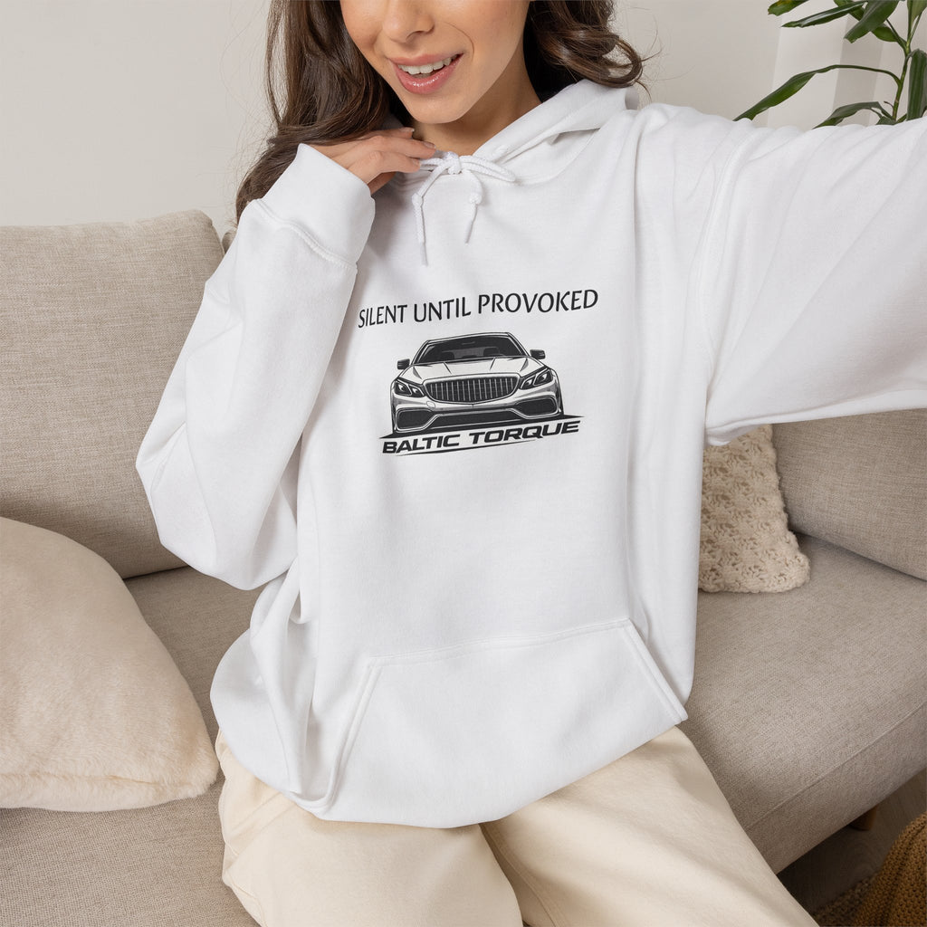 Car Hoodie — "Silent Until Provoked" Baltic Tuning Pullover