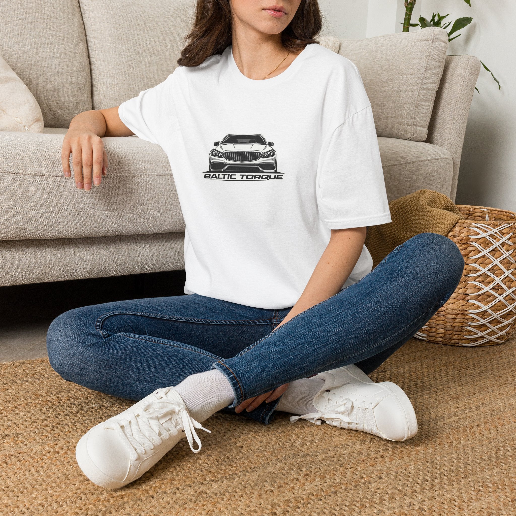 Baltic Torque Car Tee — Front-View Sports Sedan Graphic T-Shirt
