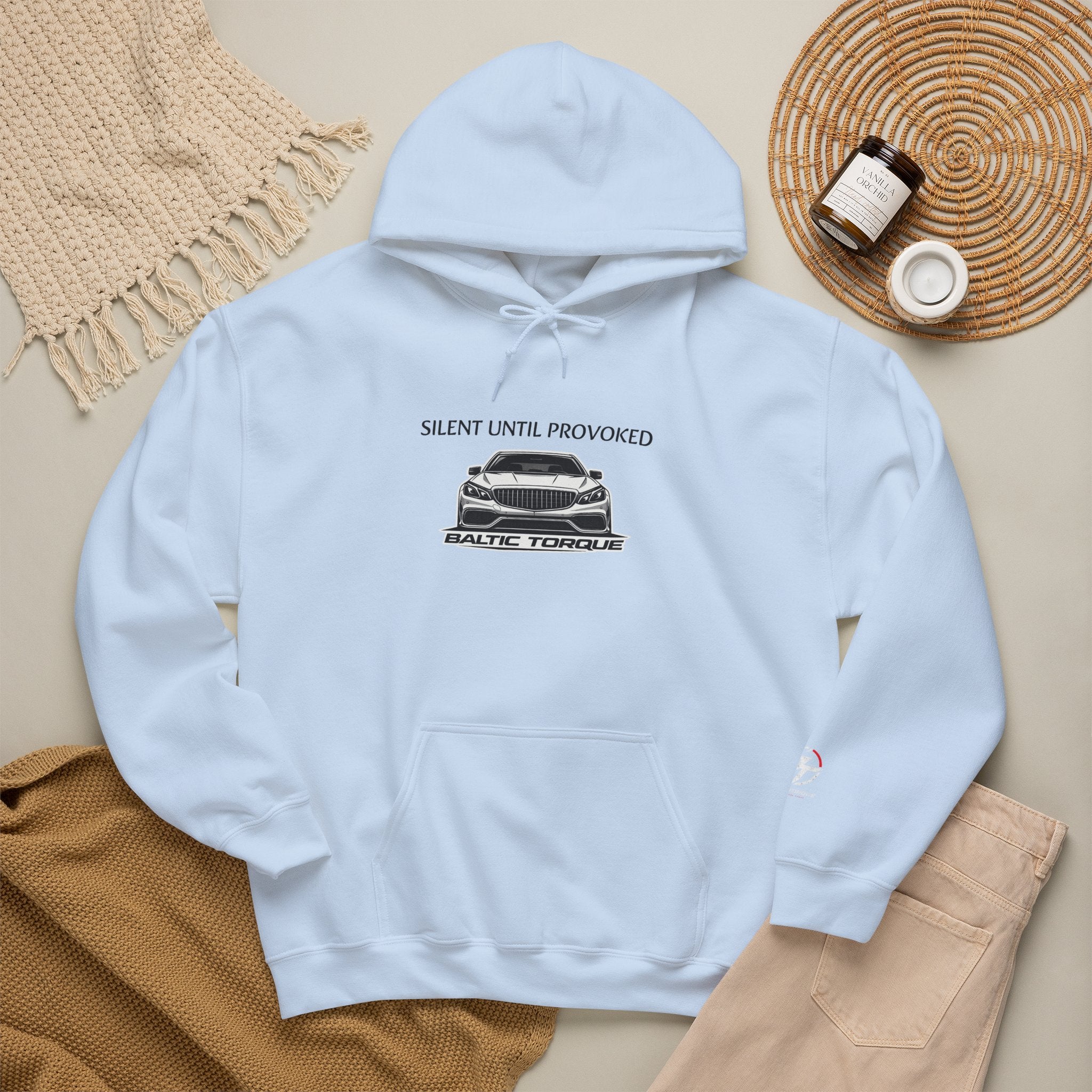 Car Hoodie — "Silent Until Provoked" Baltic Tuning Pullover