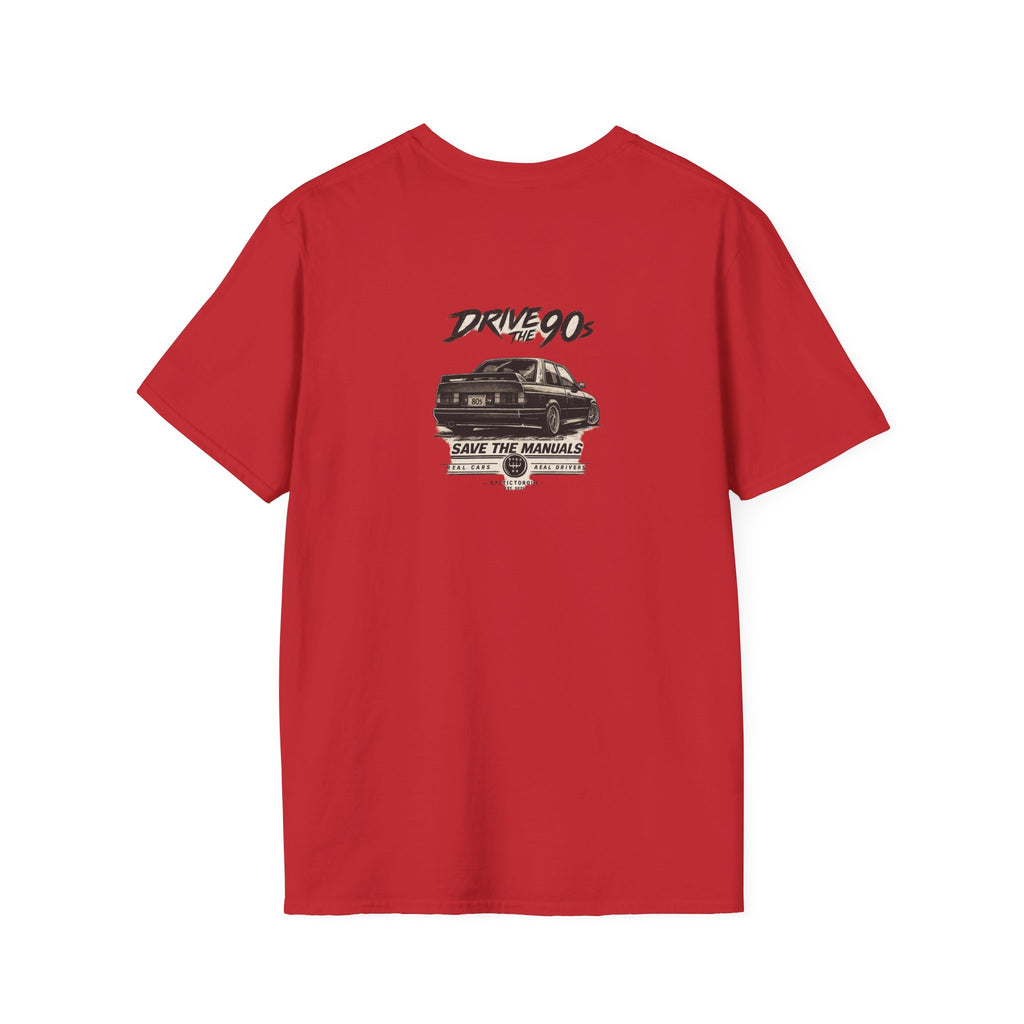 Minimalist Compass Logo T-Shirt — Small Chest Badge Graphic