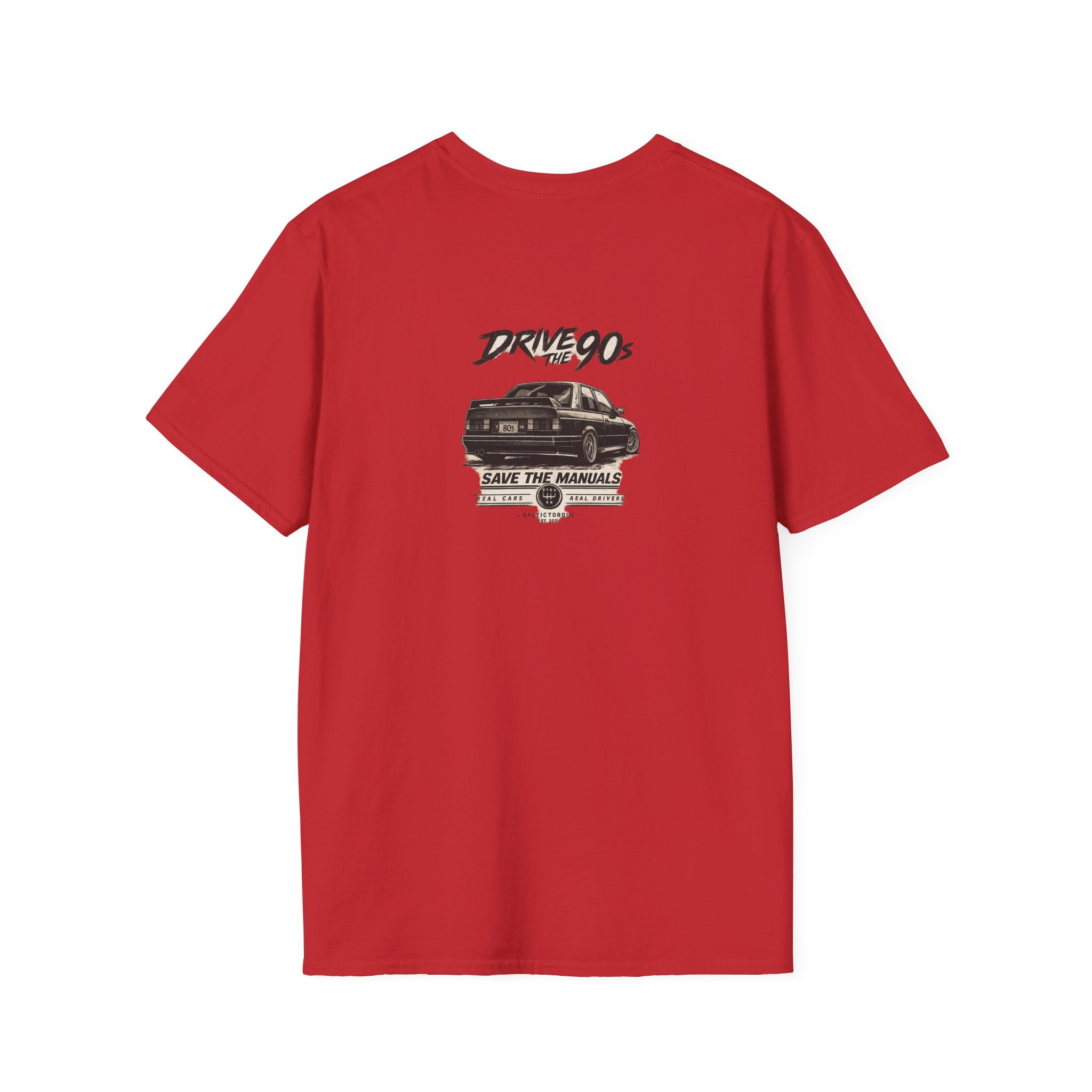 Minimalist Compass Logo T-Shirt — Small Chest Badge Graphic