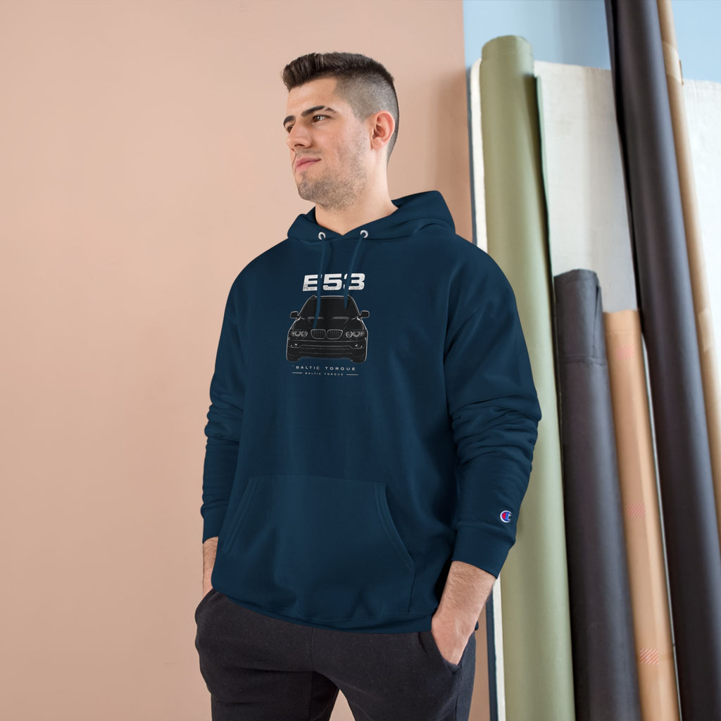 E53 Hoodie  Car Graphic Pullover