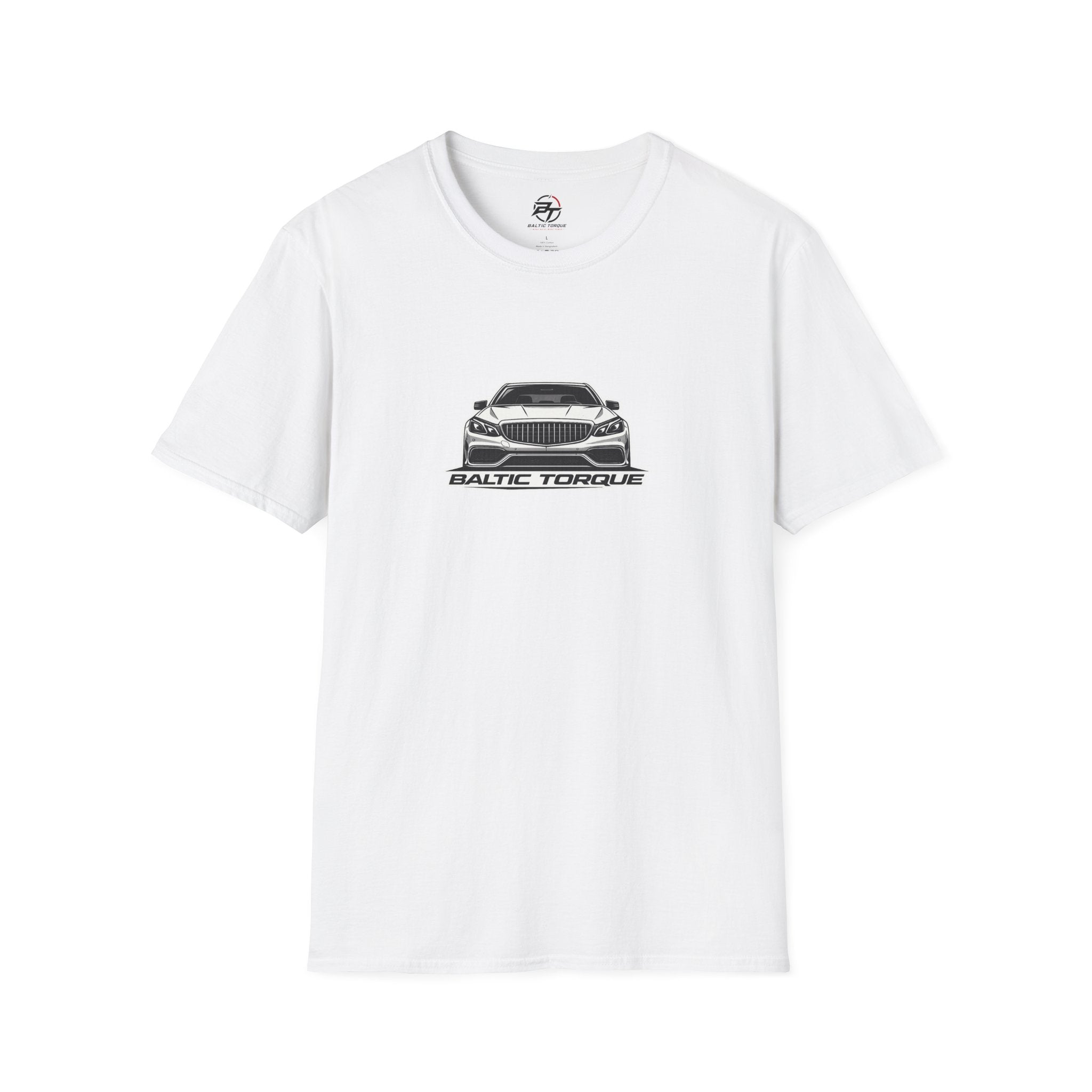 Baltic Torque Car Tee — Front-View Sports Sedan Graphic T-Shirt