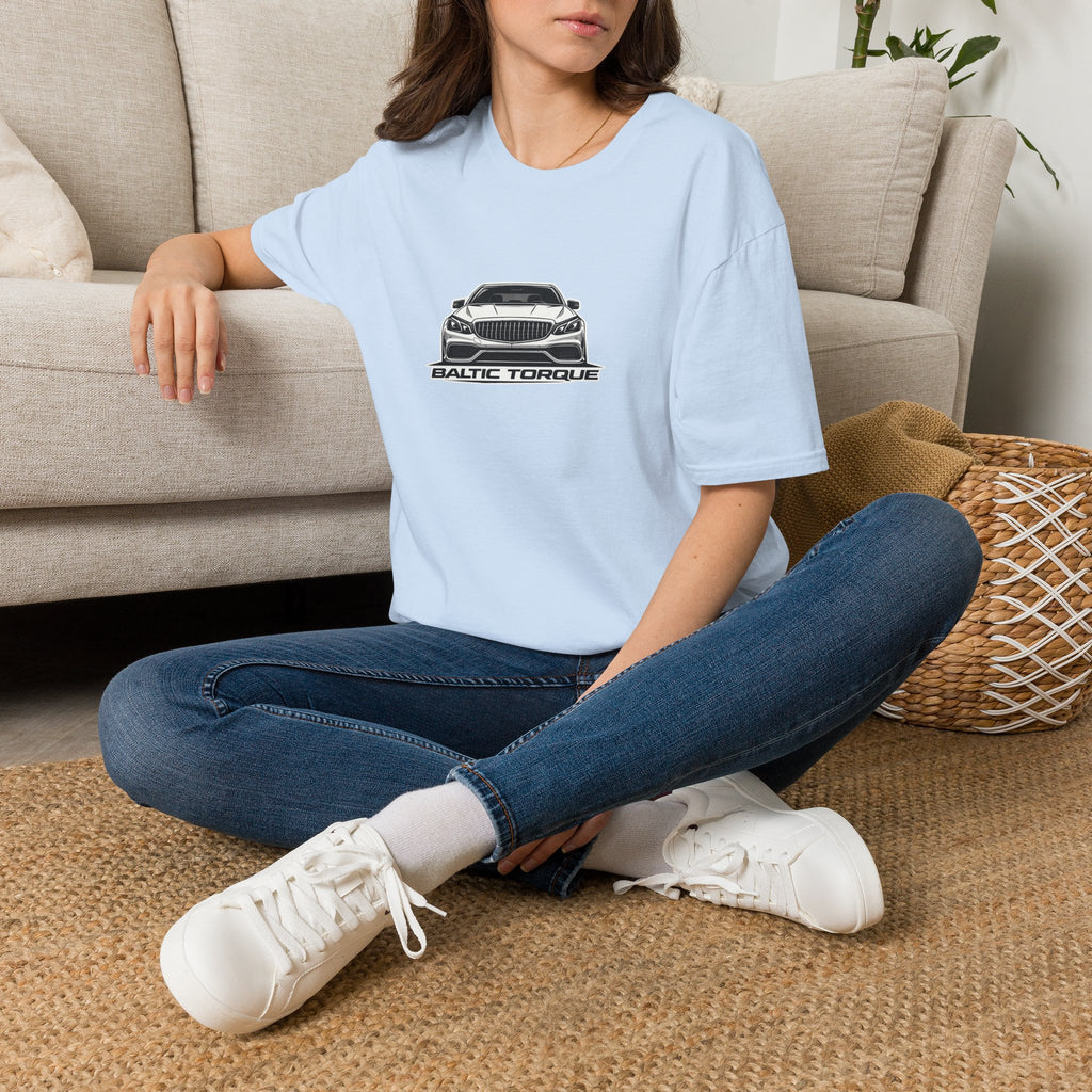 Baltic Torque Car Tee — Front-View Sports Sedan Graphic T-Shirt
