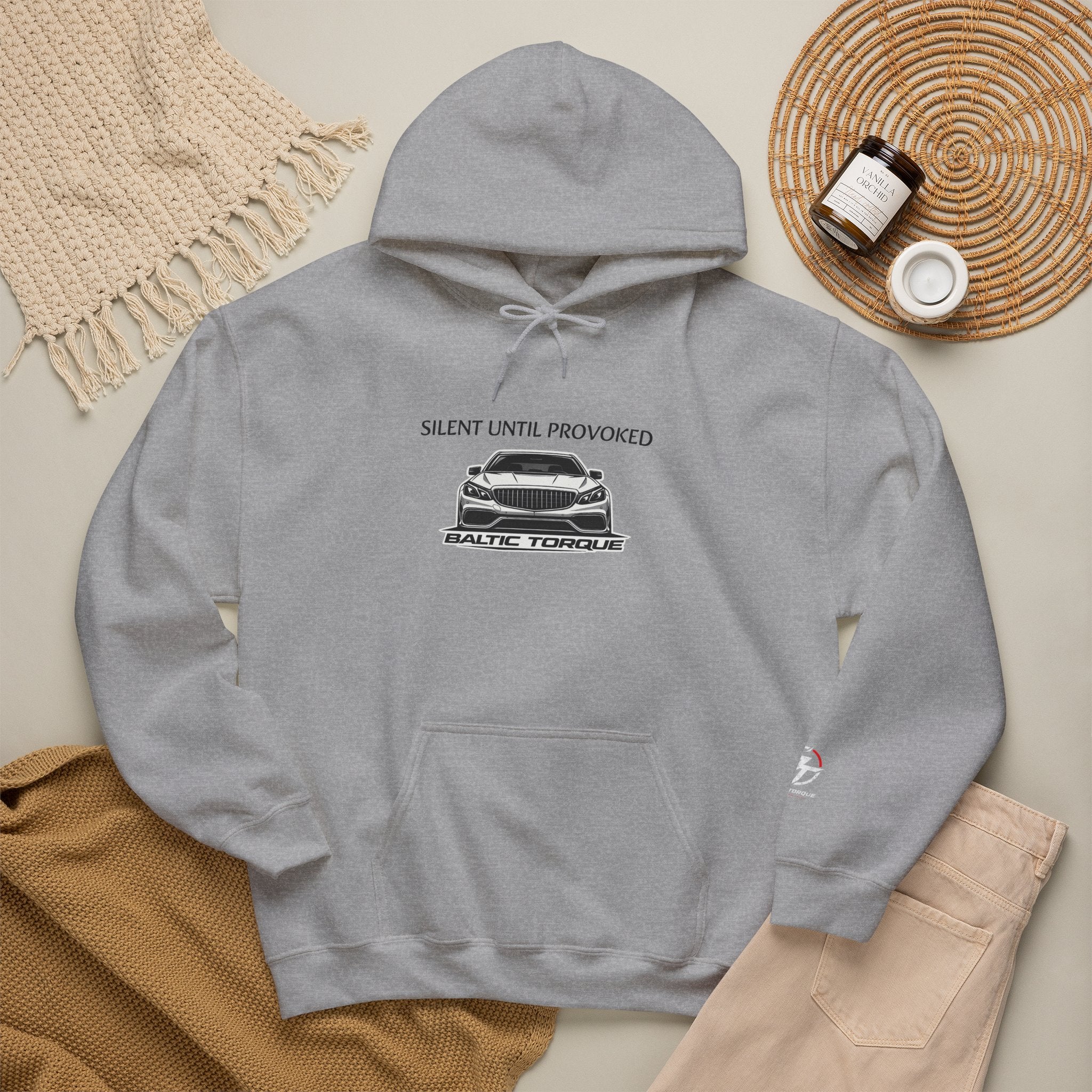 Car Hoodie — "Silent Until Provoked" Baltic Tuning Pullover