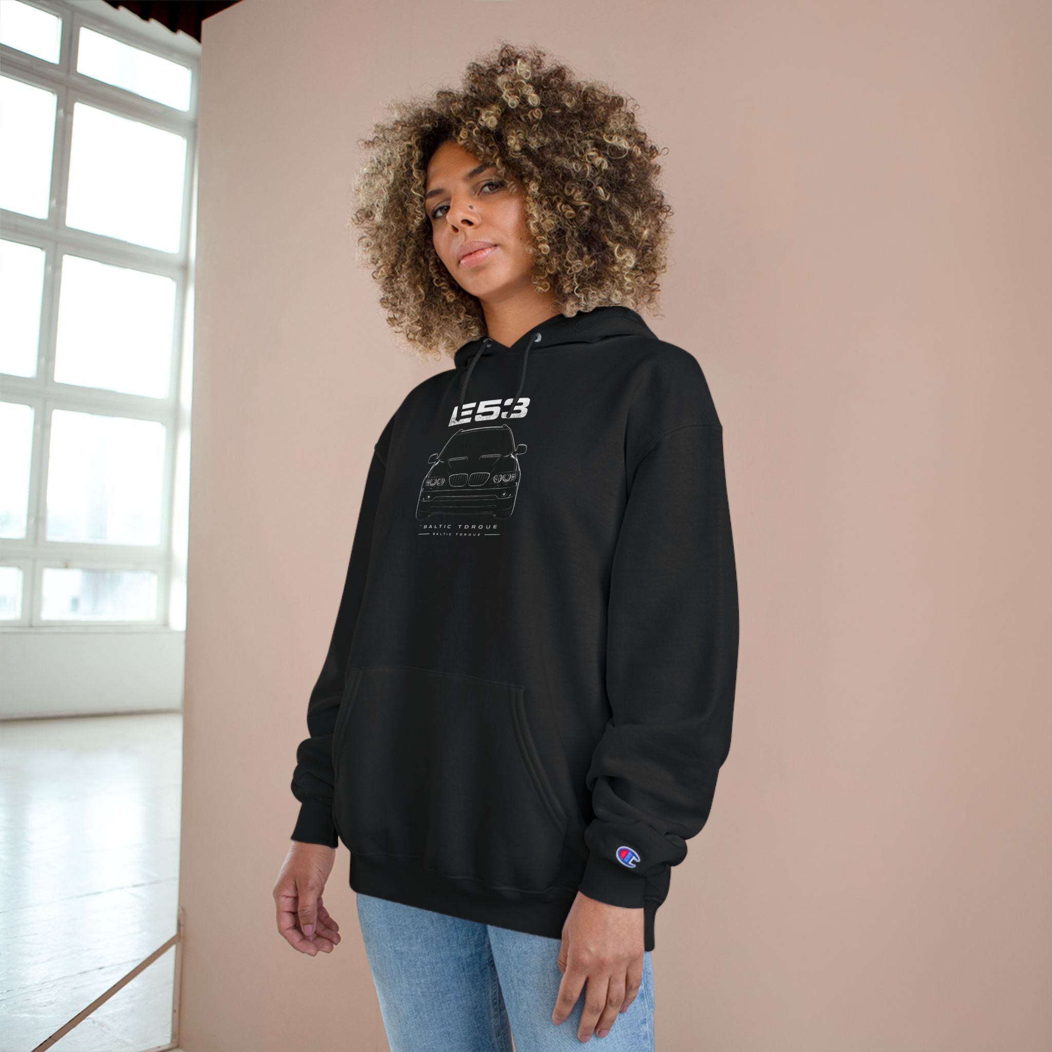 E53 Hoodie  Car Graphic Pullover