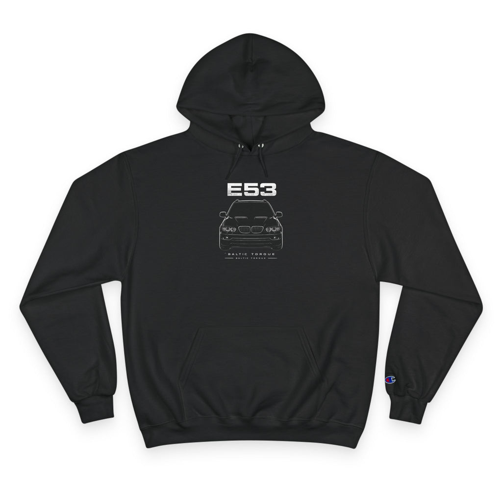 E53 Hoodie  Car Graphic Pullover
