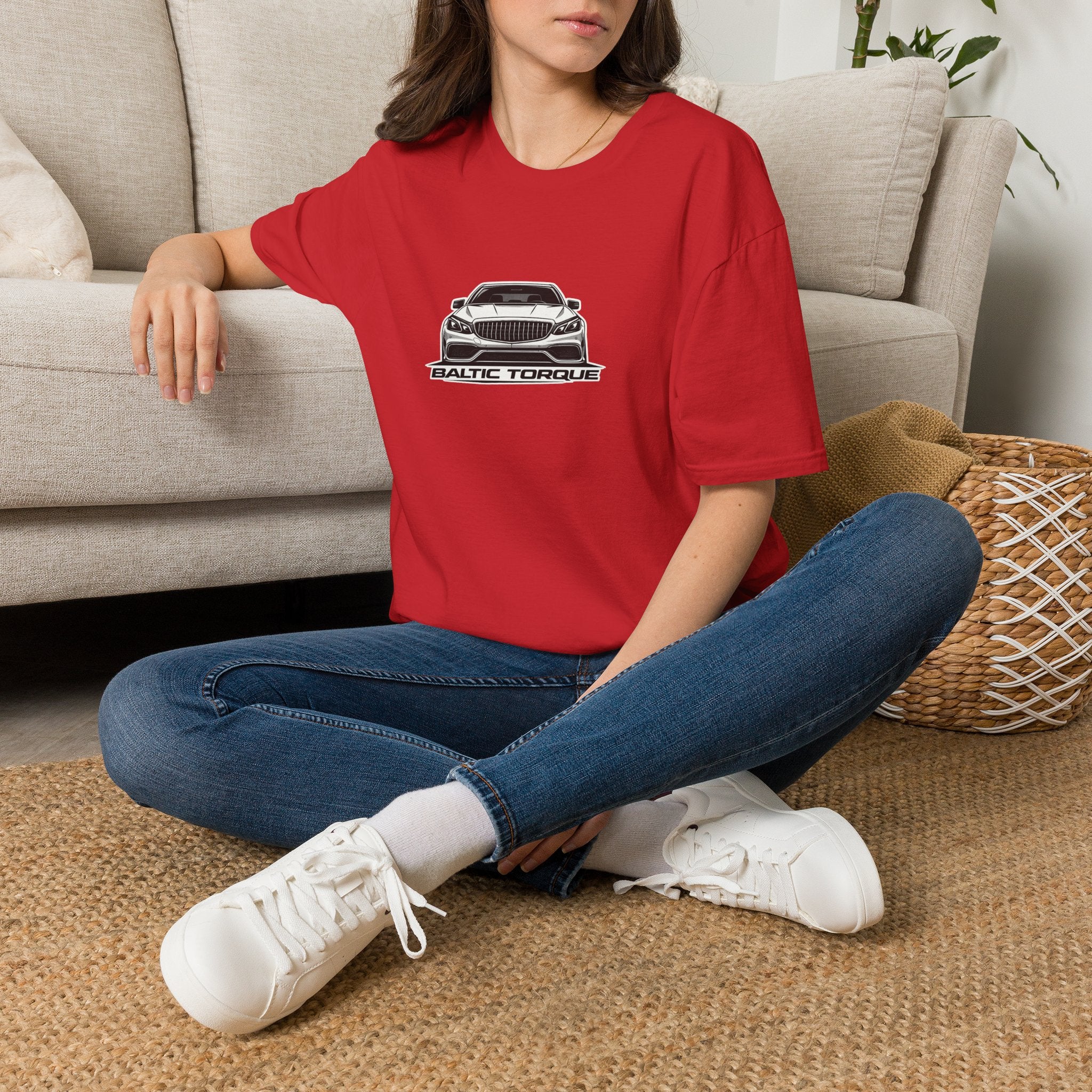 Baltic Torque Car Tee — Front-View Sports Sedan Graphic T-Shirt
